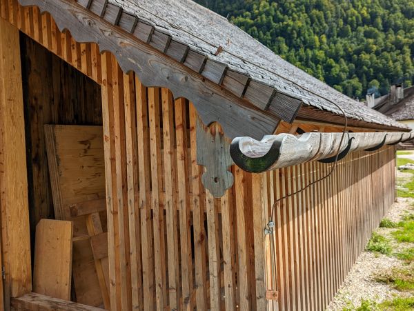Wood Gutter Repair in Davidson