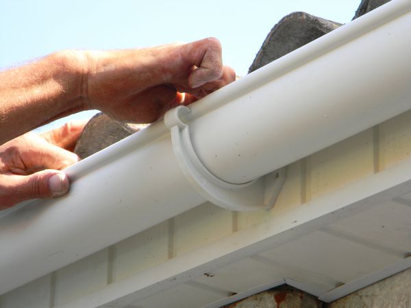 Plastic Gutter Repair in Davidson